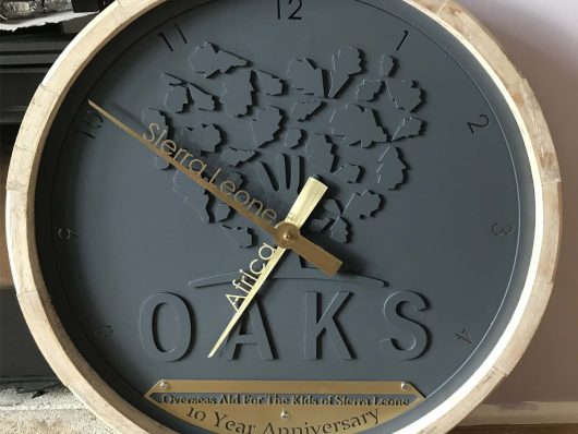 Oaks Charity Clock 3